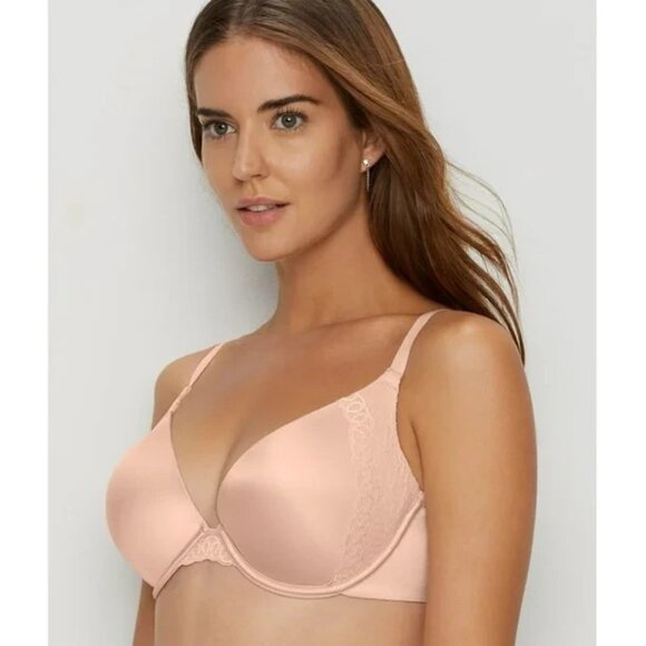 Maidenform Size 36C Love the Lift Bra Natural Boost Demi T-Shirt Underwire NEW - Picture 1 of 2